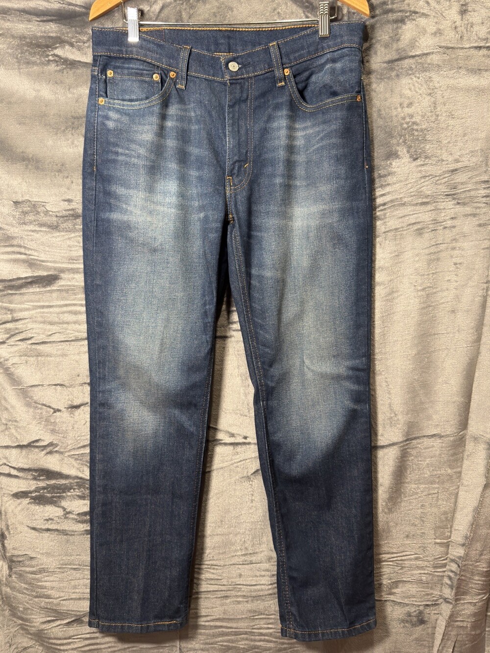 Levis 541 Athletic Taper Mens Dark Wash Blue Stretch Denim Jeans 32x32 Deadstock